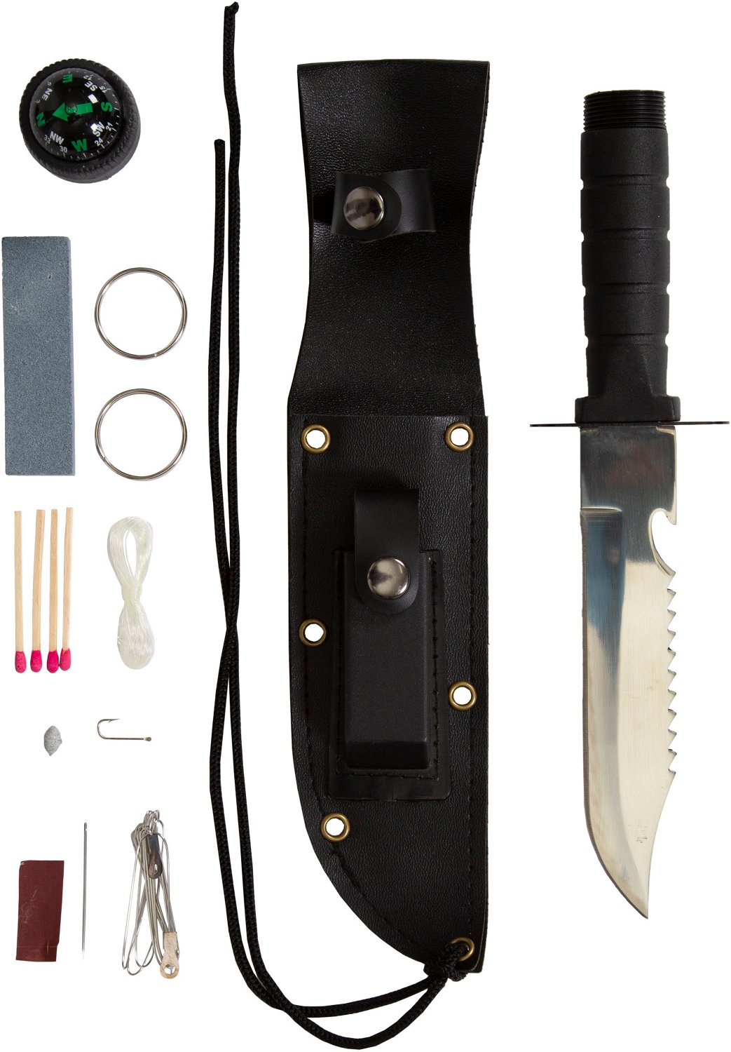 Stansport 6 Survival Knife Kit with Sheath - Outdoor Essentials