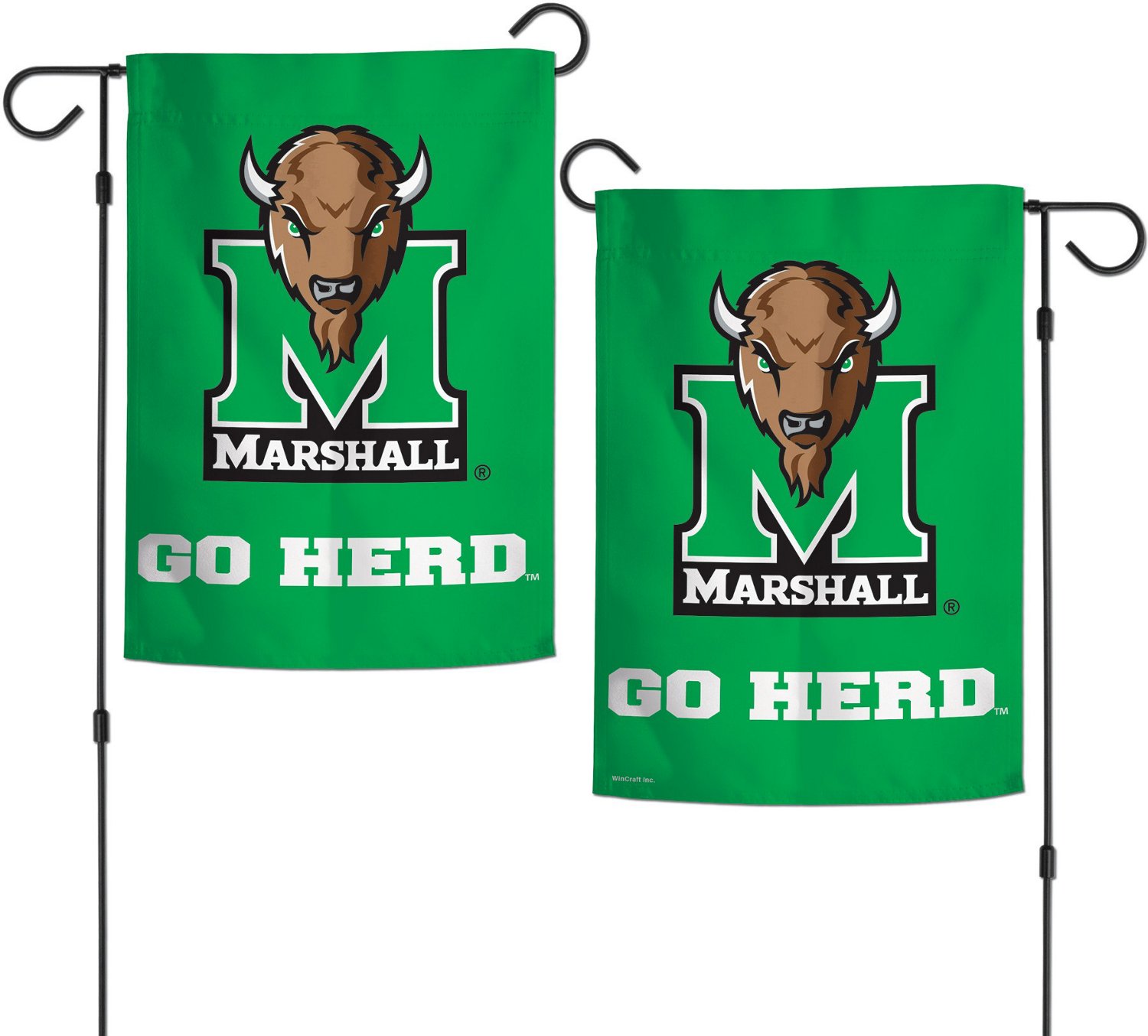 WinCraft Marshall University 2Sided Garden Flag Academy