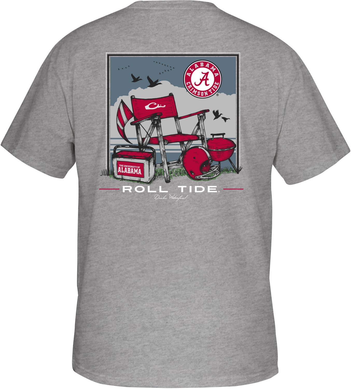 Drake Men's Alabama State Beach Graphic Tshirt Academy