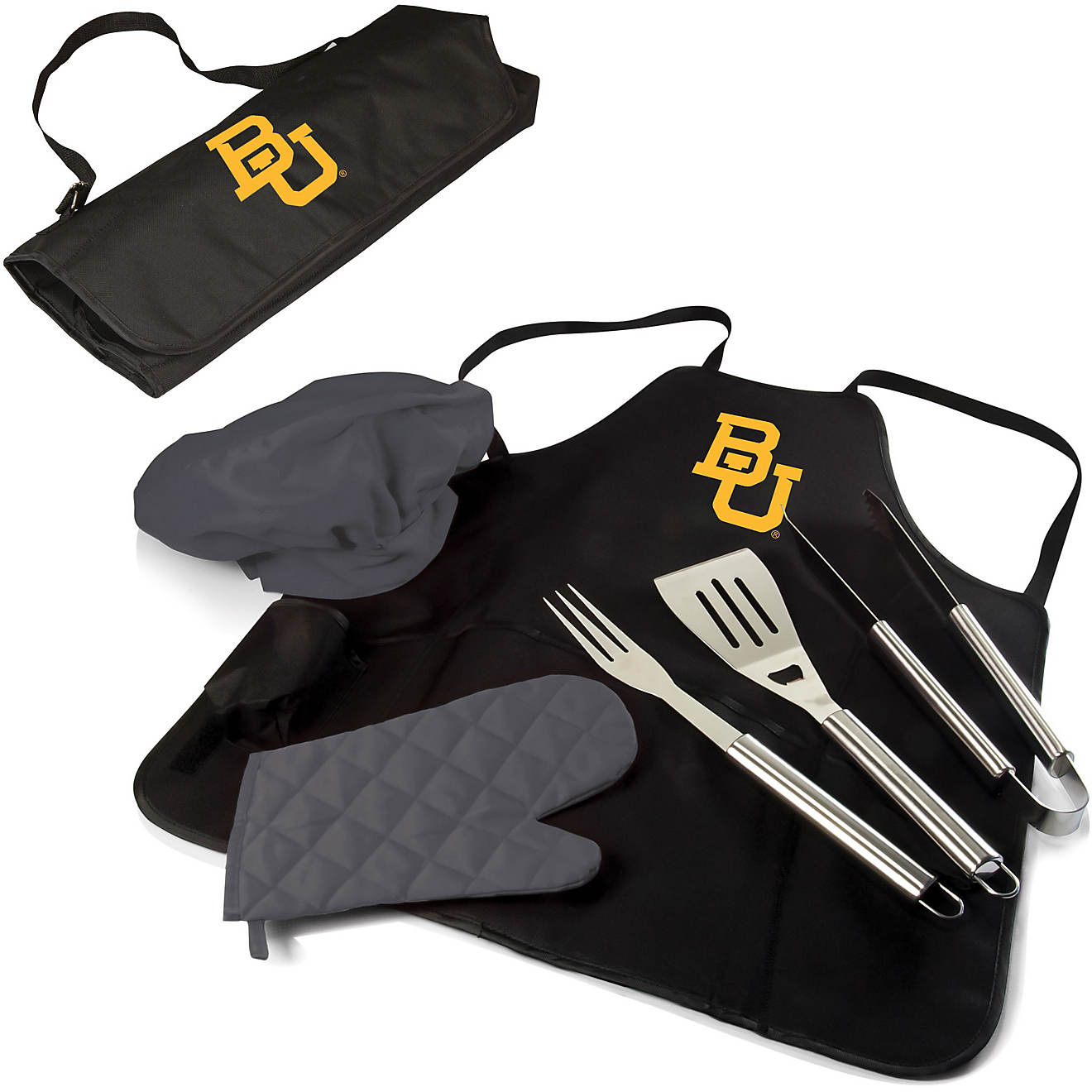 Picnic Time Baylor University BBQ Apron Tote Pro Grill Set                                                                       - view number 1