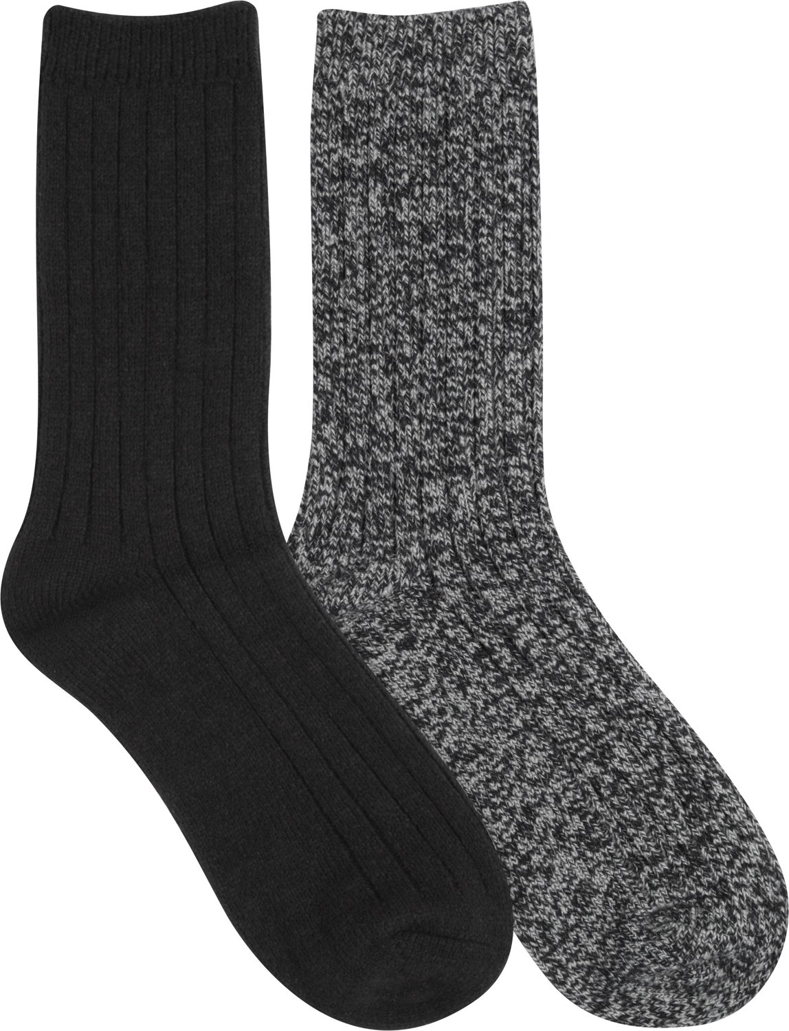 Magellan Women's Heathered Lounge Socks 2 Pack                                                                                   - view number 2