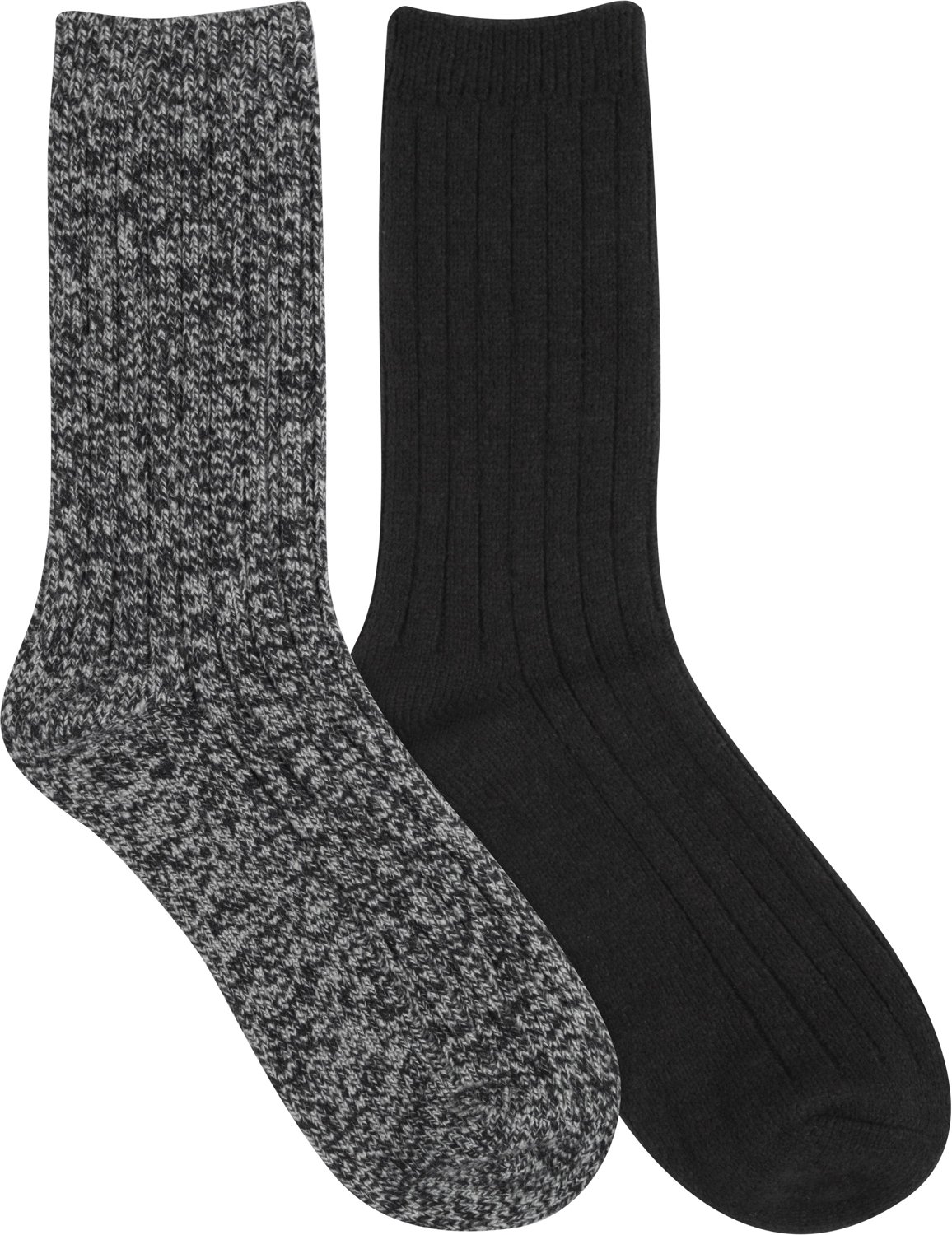 Magellan Women's Heathered Lounge Socks 2 Pack                                                                                   - view number 2