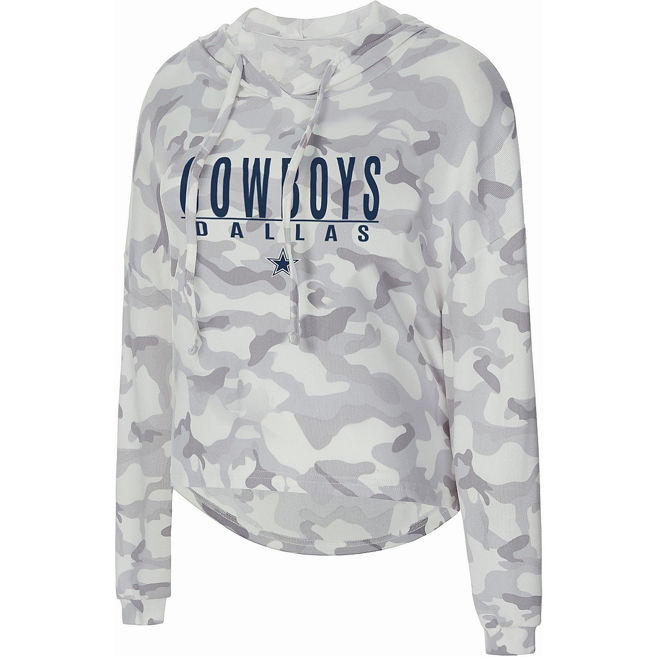 Concepts Sport Women's Dallas Cowboys Composite Pullover Hoodie                                                                  - view number 1