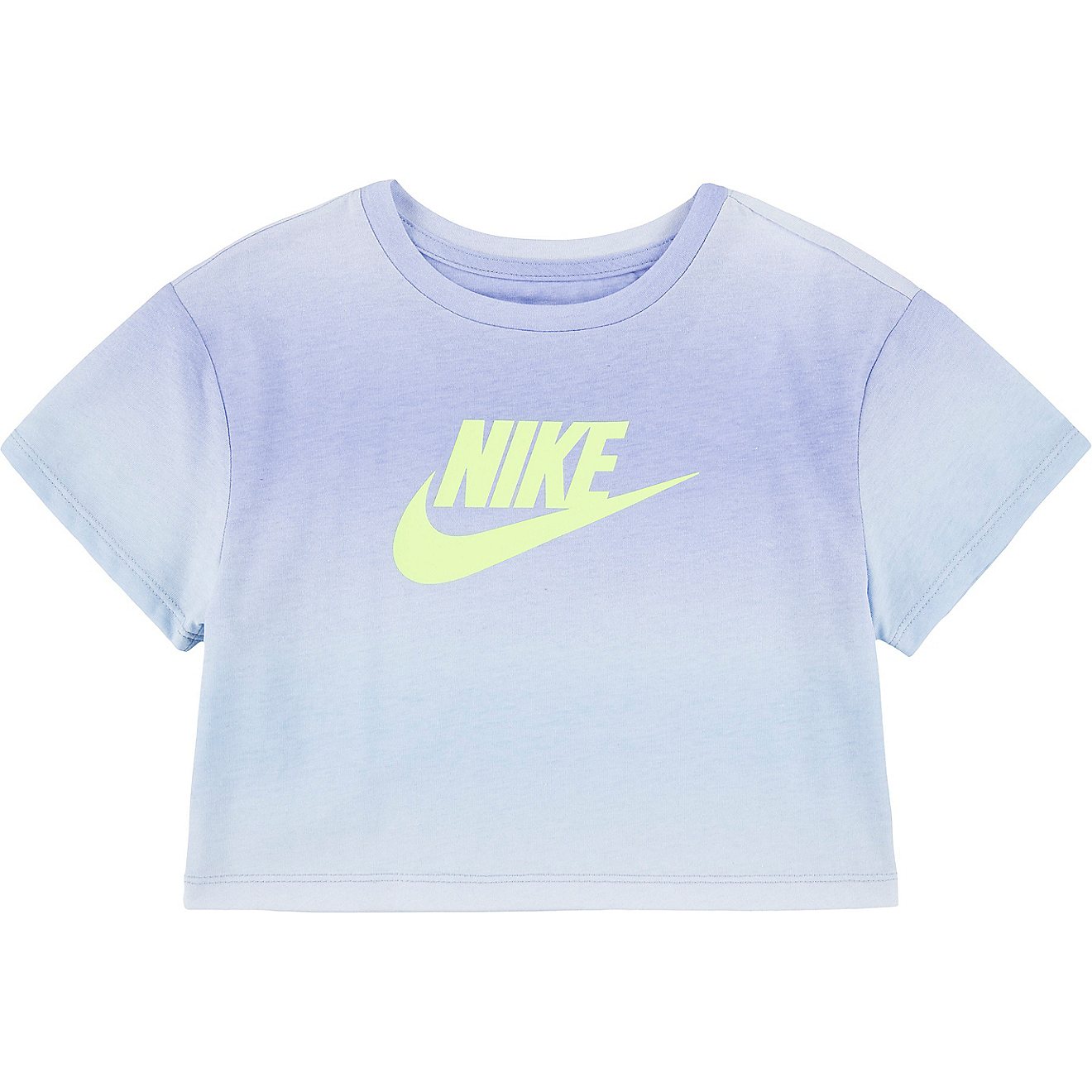 Nike Toddler Girls' Icon Gradient Futura Boxy Jersey Graphic Short Sleeve T-shirt                                                - view number 1