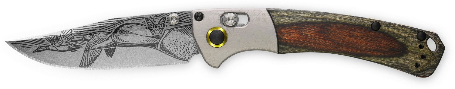 Benchmade Limited Edition Artist Series Casey Underwood Mini Crooked