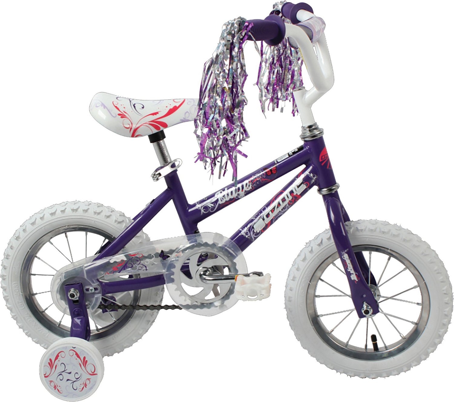 Blaze bike with outlet training wheels