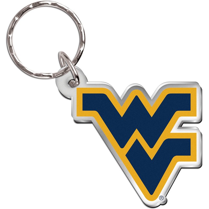 WinCraft West Virginia University Freeform Key Chain - NCAA Novelty at Academy Sports