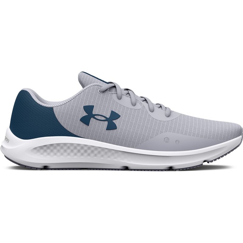 Under Armour Men's Charged Pursuit 3 Tech Running Shoes Gray/Blue, 9.5 - Men's Running at Academy Sports product image