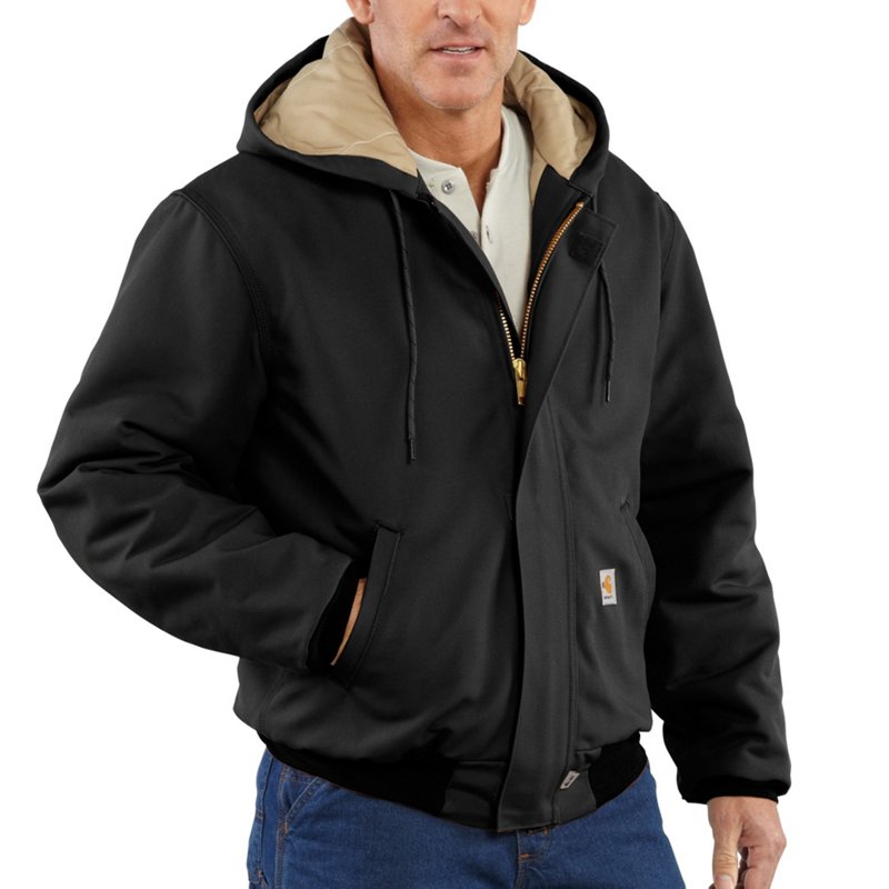 Carhartt Men's Flame Resistant Duck Active Jacket Black, 3X-Large - Men's Work Jackets at Academy Sports product image
