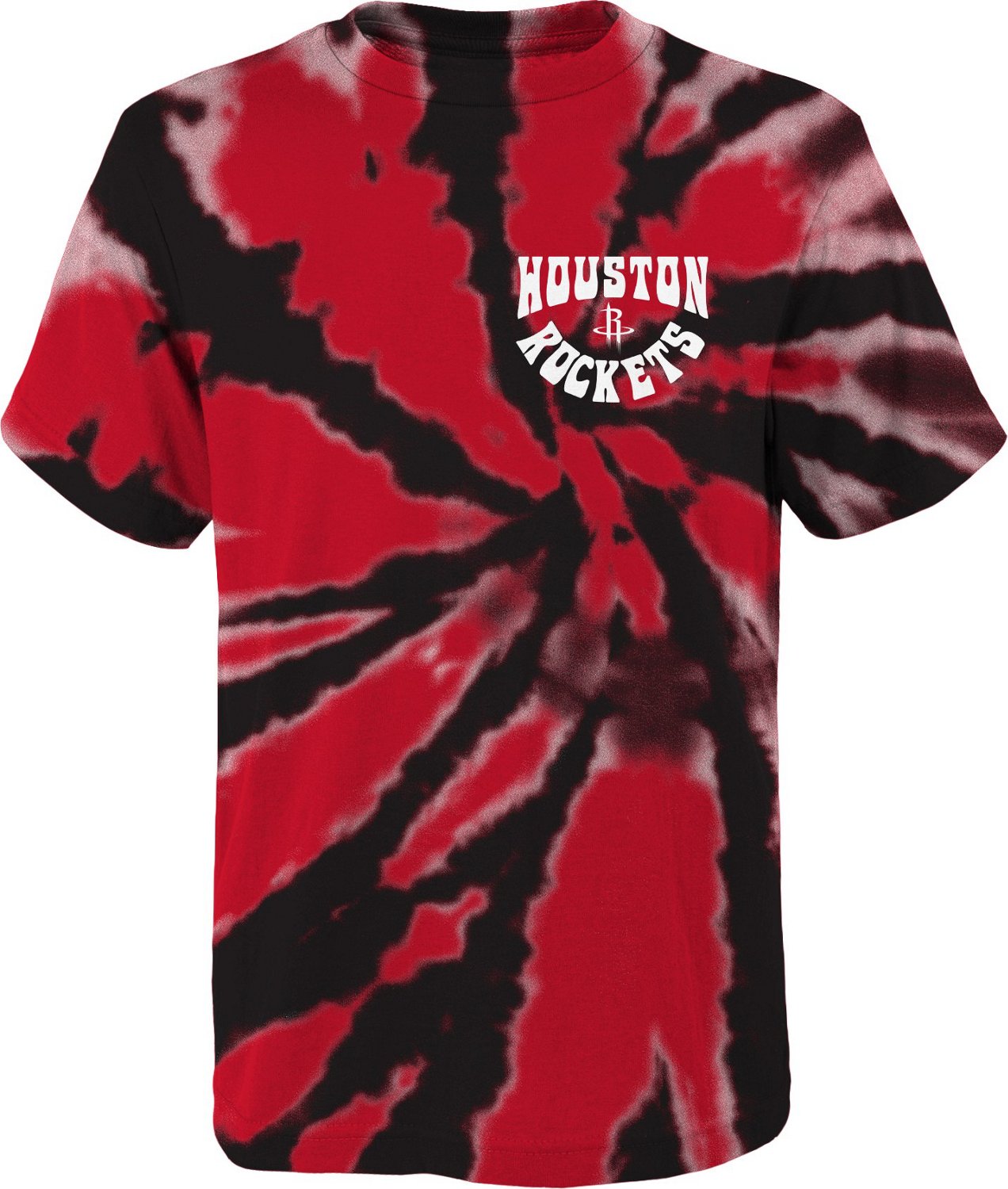 Outerstuff Kids' Houston Rockets Tie-Dye Pennant T-shirt