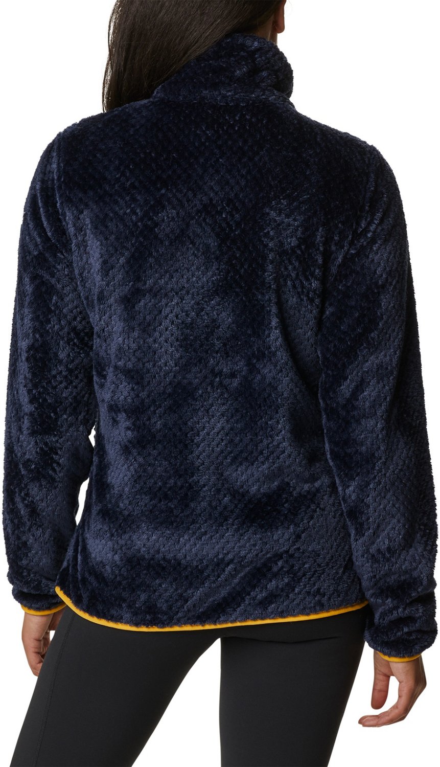 Columbia Sportswear Women's West Virginia University Fire Side II Sherpa Full Zip Jacket Academy