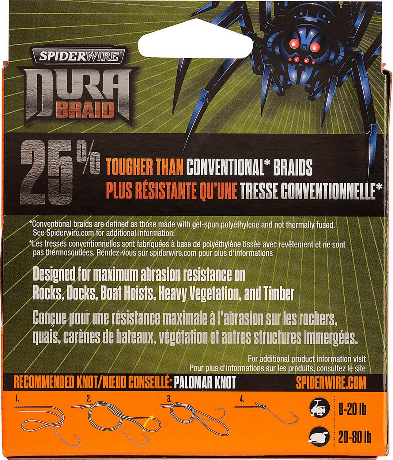 Spiderwire DuraBraid 150 yd Fishing Line Moss Green - view number 7