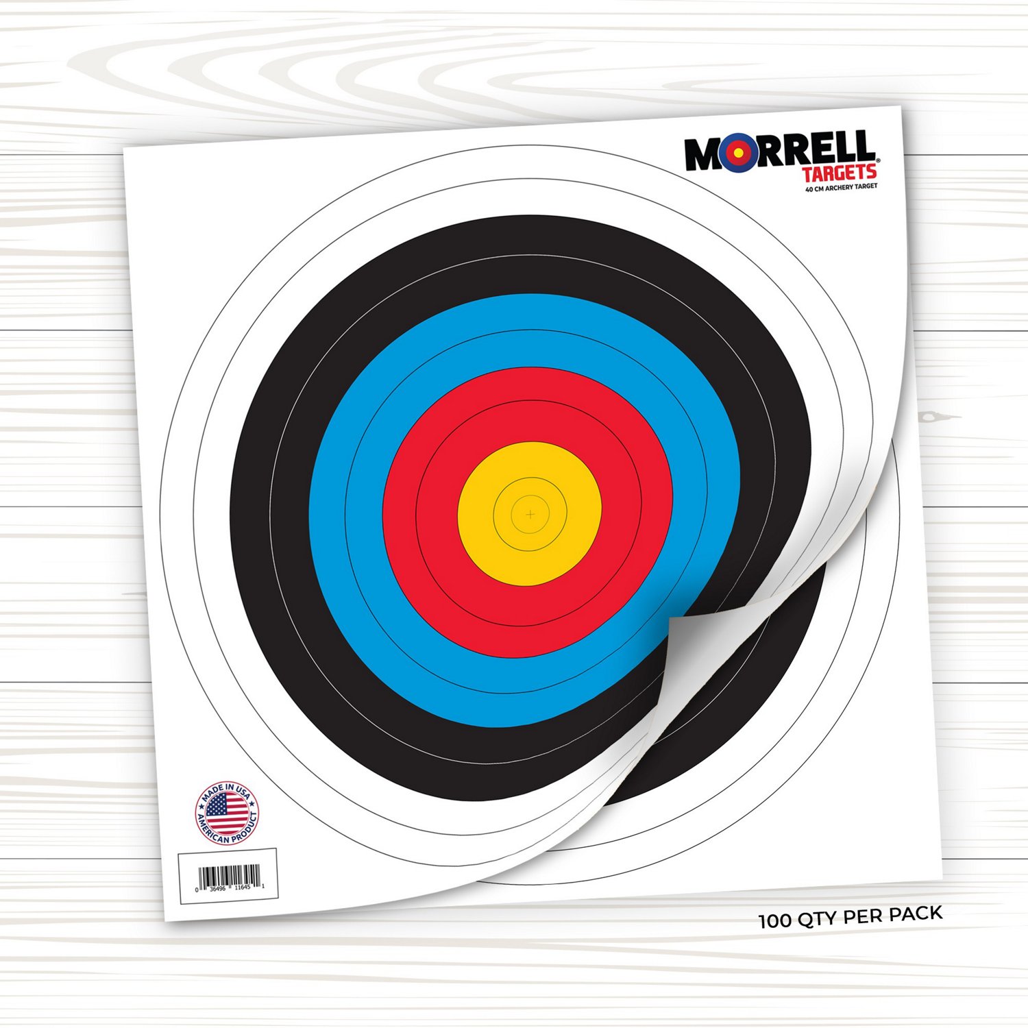 Morrell PF40 Paper Face Target 100-Pack                                                                                          - view number 3