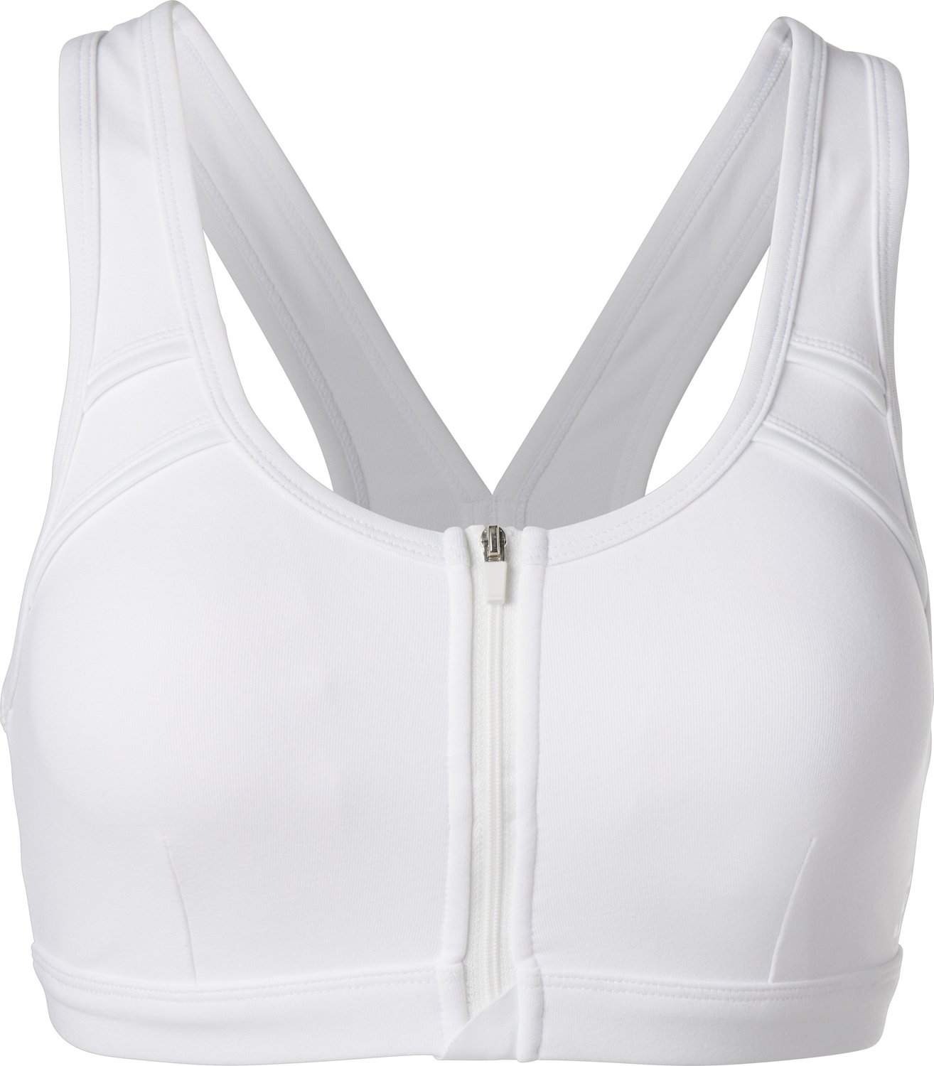 BCG Women's Zip Front Sports Bra Free Shipping at Academy