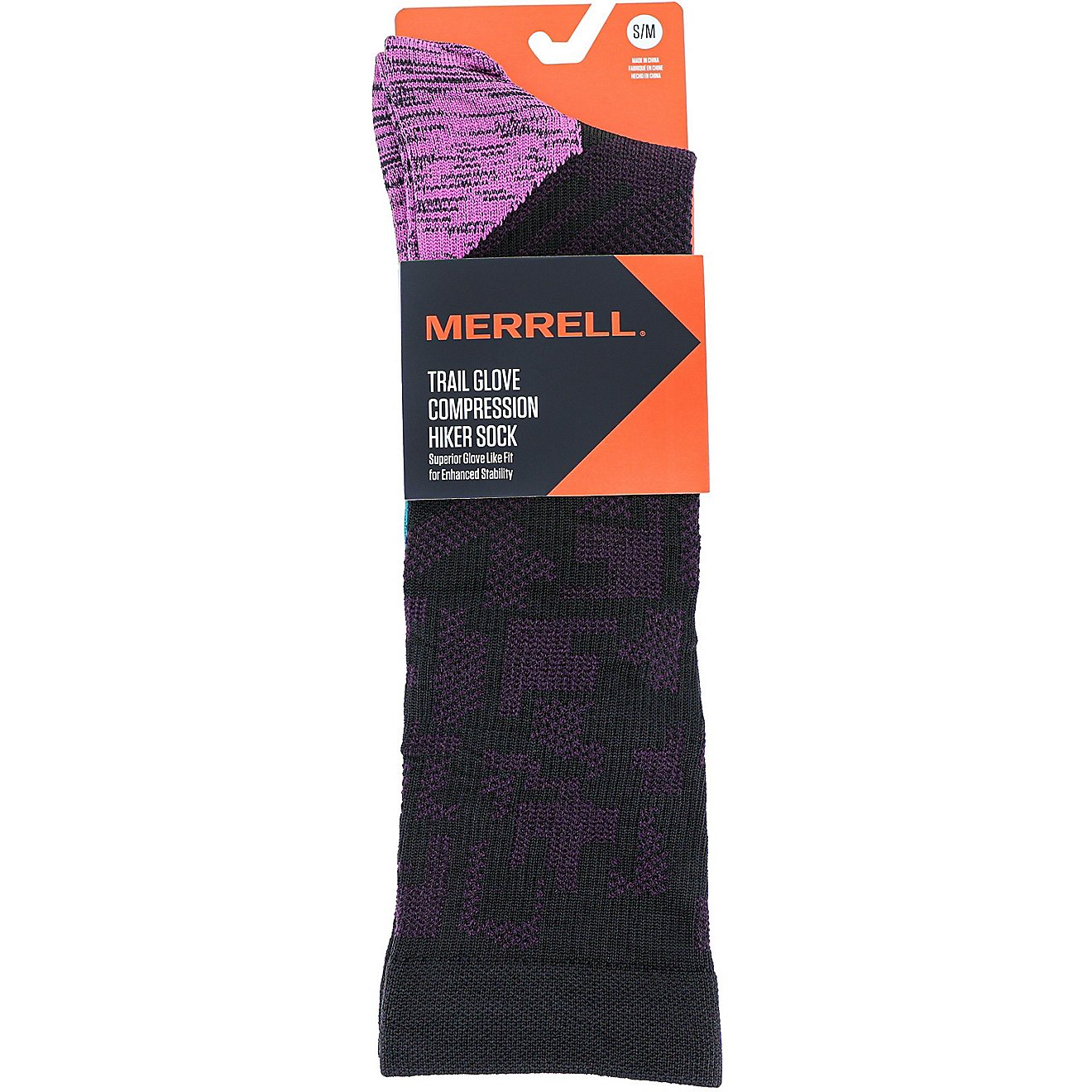 Merrell Adults' Trail Run Compression Over-The-Calf Socks                                                                        - view number 2