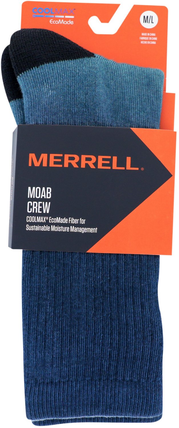 Merrell Adults' 360 Print Gradient MOAB Midweight Crew Socks - view number 2