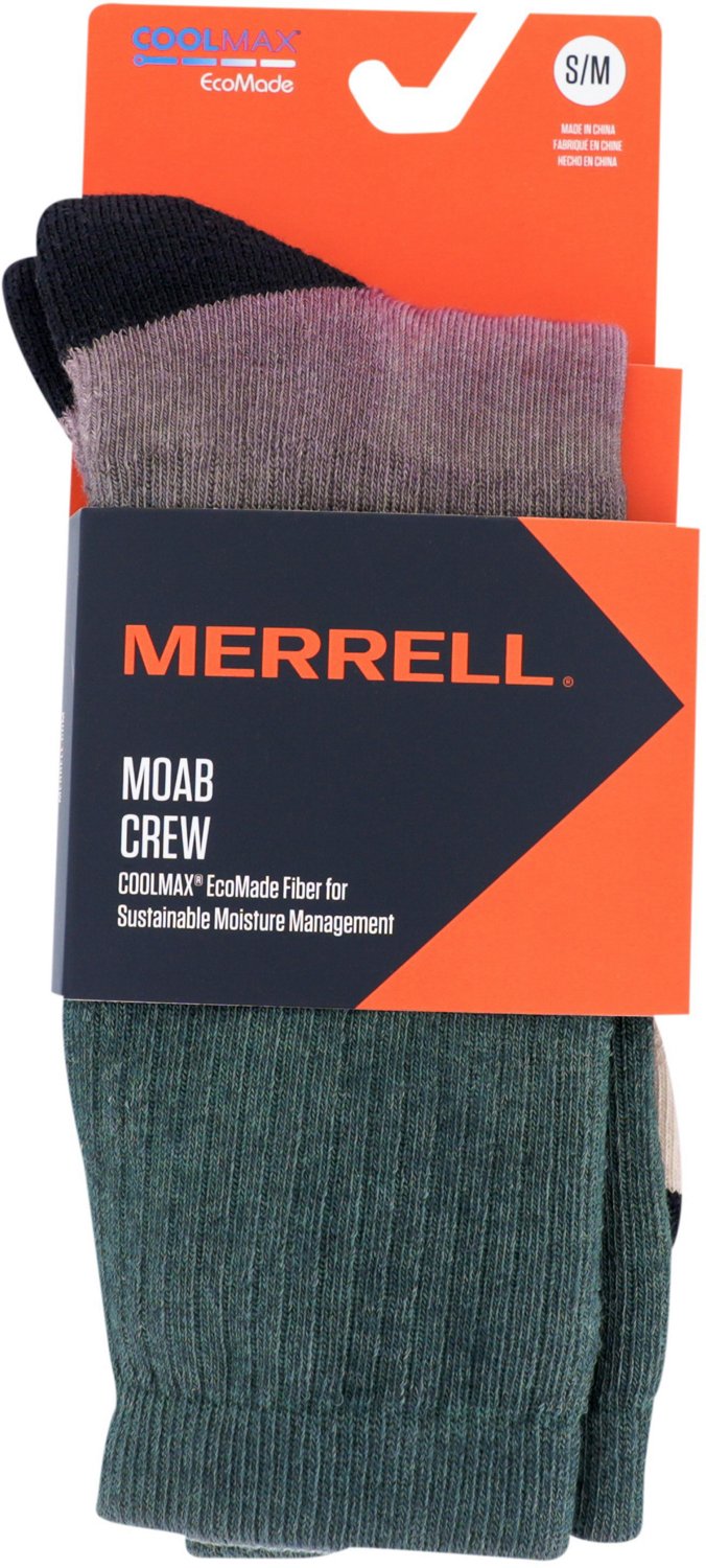 Merrell Adults' 360 Print Gradient MOAB Midweight Crew Socks - view number 2