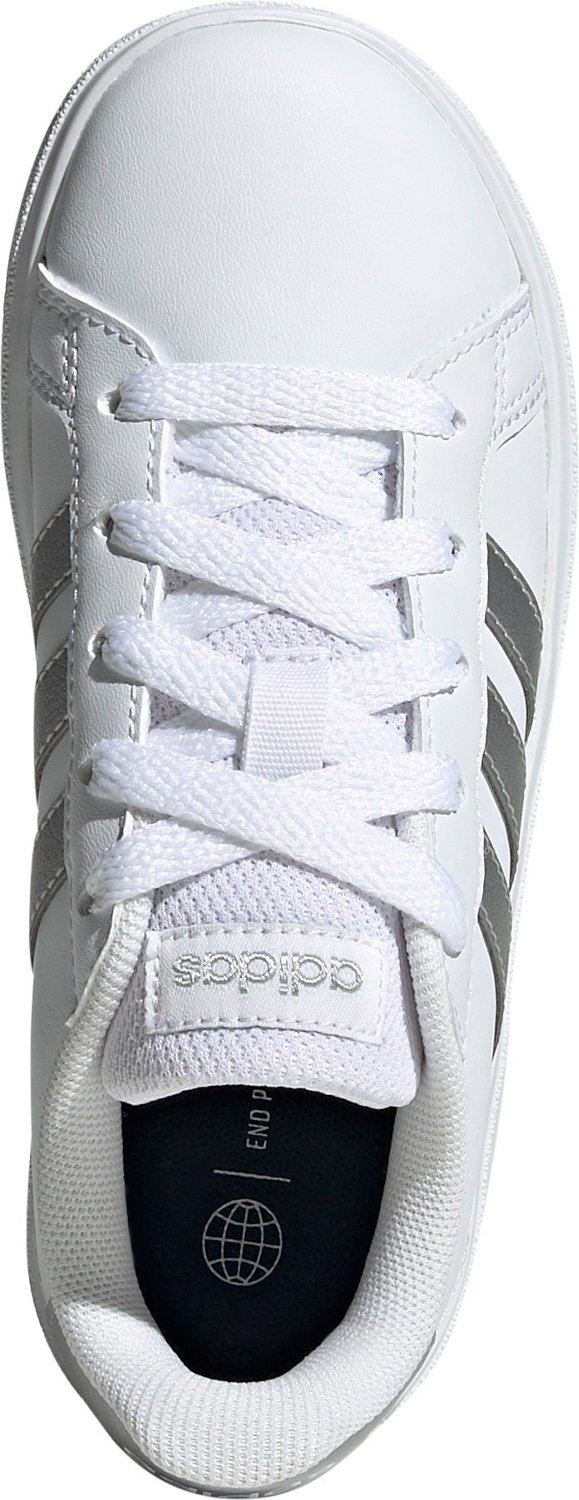 adidas Sportswear - Zapatillas blancas y negras Grand Court 2.0 K Niño/a