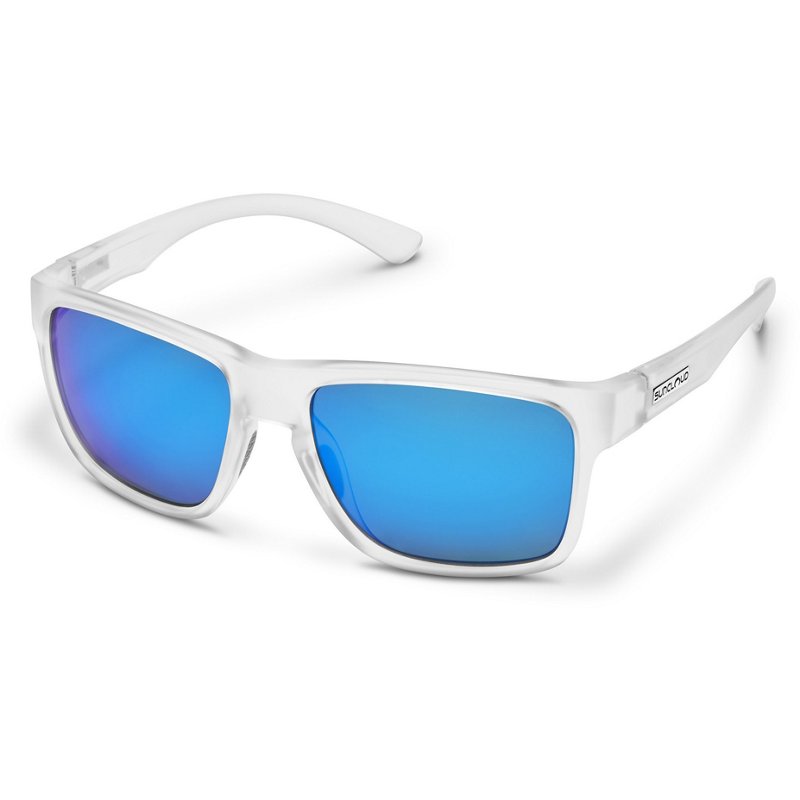 Photos - Wrist Watch SunCloud Optics Rambler Sunglasses Clear/Blue - Case Sunglasses at Academy