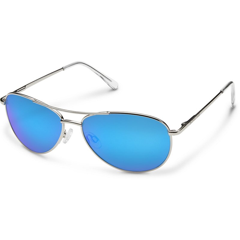 Photos - Wrist Watch Smith Optics SunCloud Patrol Polarized Mirror Sunglasses Silver/Blue - Cas 