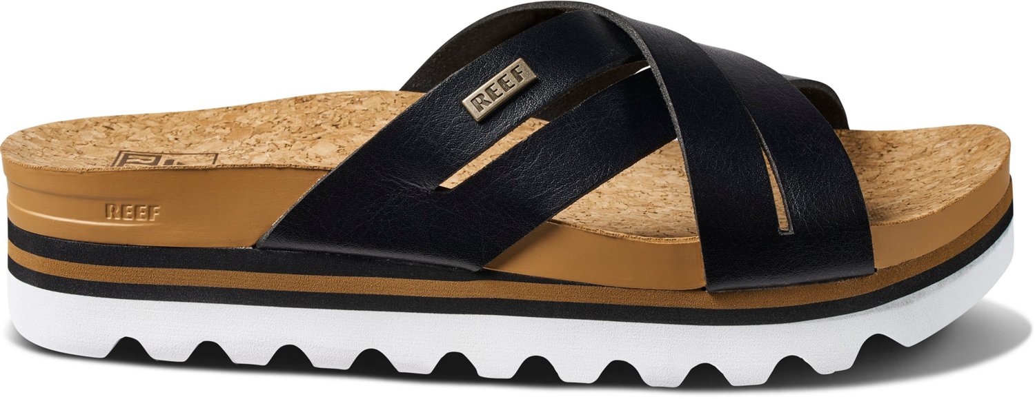 Reef Women #39 s Cushion Bloom Hi Slides Free Shipping at Academy