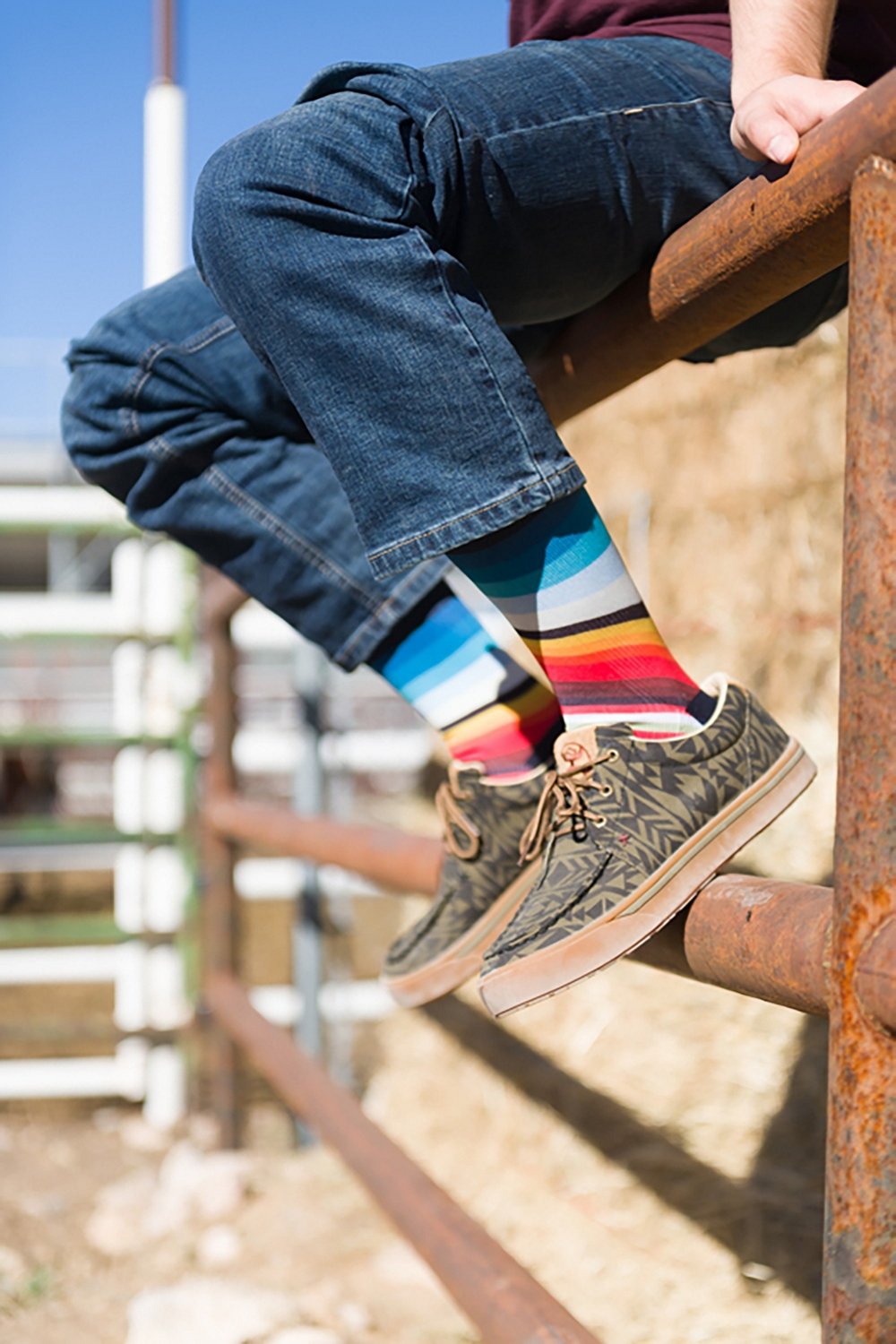 Hooey Serape Graphic OTC Socks - view number 5