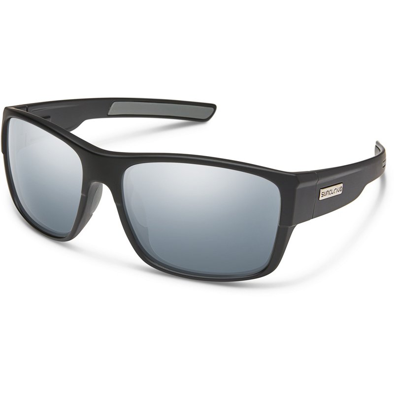 Photos - Wrist Watch Smith Optics SunCloud Range Polarized Mirror Sunglasses Black/Silver - Cas 