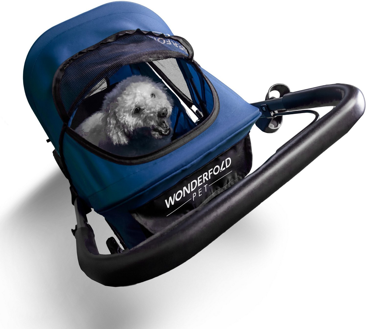 Wonderfold Wagon Folding Pet Stroller with Zipperless Entry and Reversible Handle - view number 5