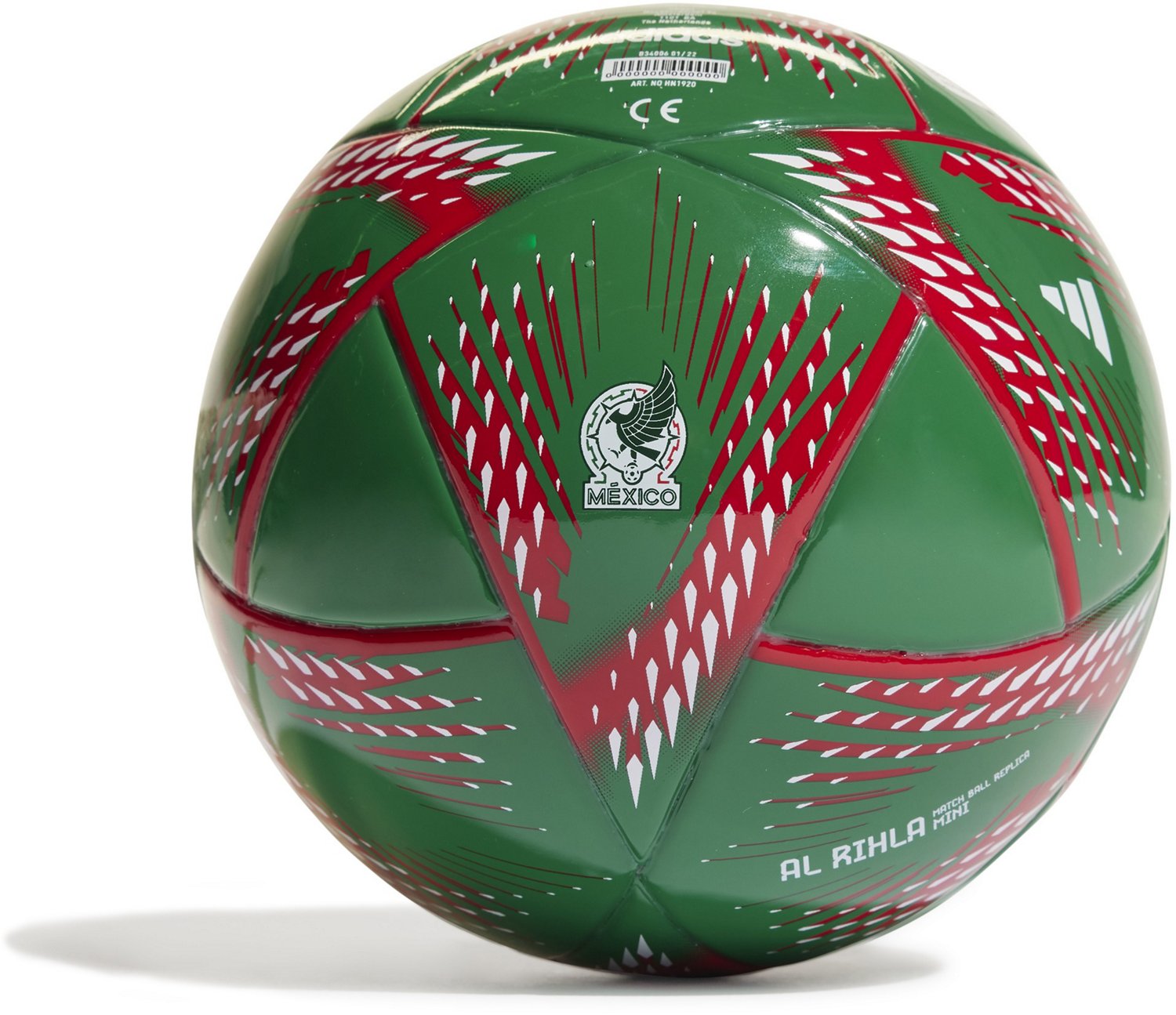 adidas 2022 World Cup AFA FMF Mexico Rihla Club Mini Soccer Ball Academy