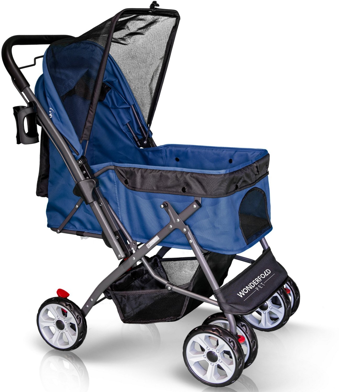 Wonderfold Wagon Folding Pet Stroller with Zipperless Entry and Reversible Handle - view number 2