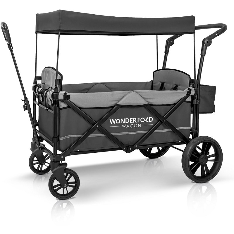 Wonderfold Wagon X2 Push and Pull Stroller Wagon Gray - Skateboard And Accessoriesories at Academy Sports