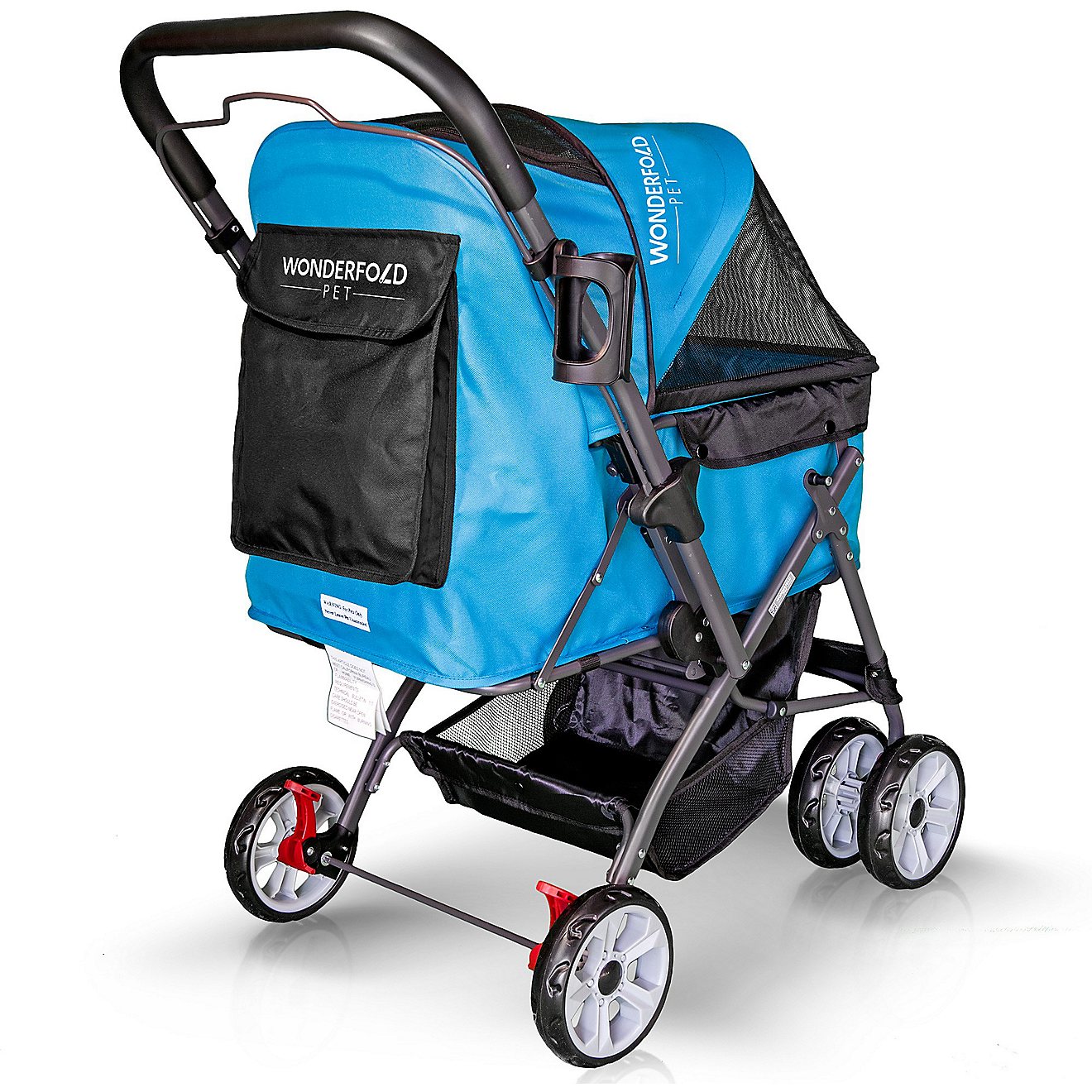 Wonderfold Wagon Folding Pet Stroller with Zipperless Entry and Reversible Handle                                                - view number 4