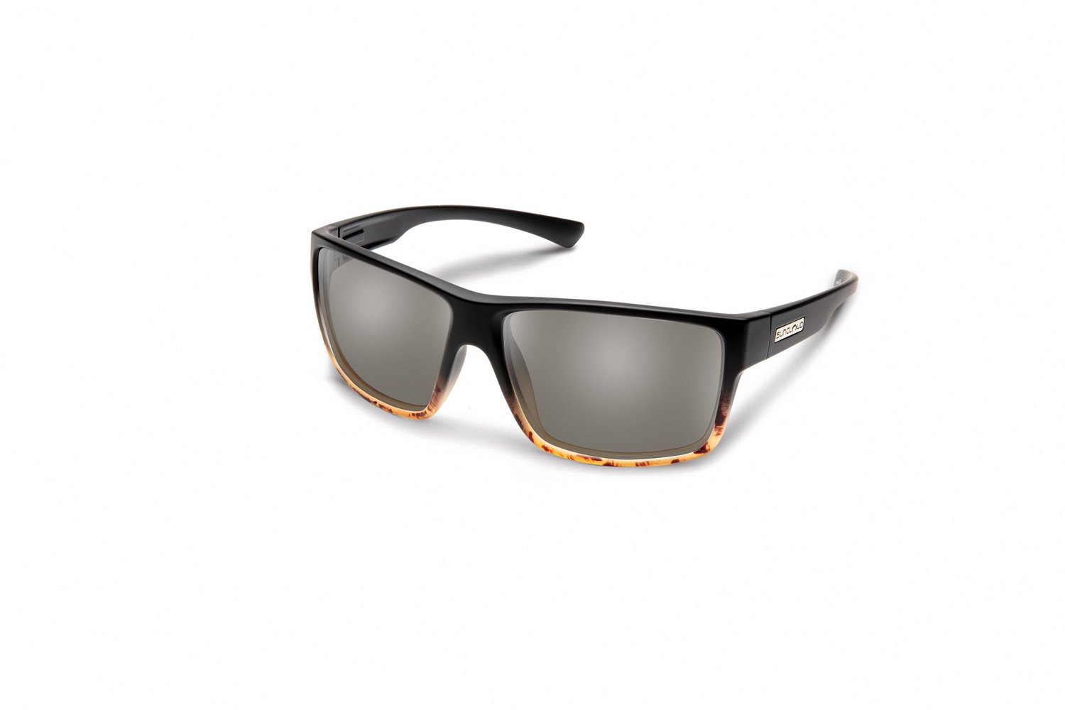 Suncloud Zephyr Reader Sunglasses Black / Gray Polarized +2.50