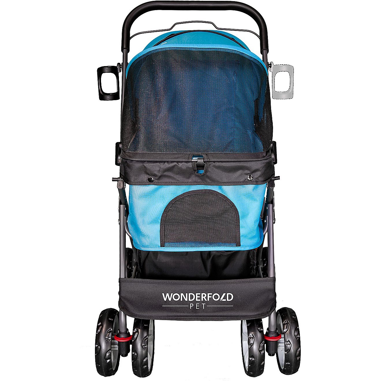 Wonderfold Wagon Folding Pet Stroller with Zipperless Entry and Reversible Handle                                                - view number 3