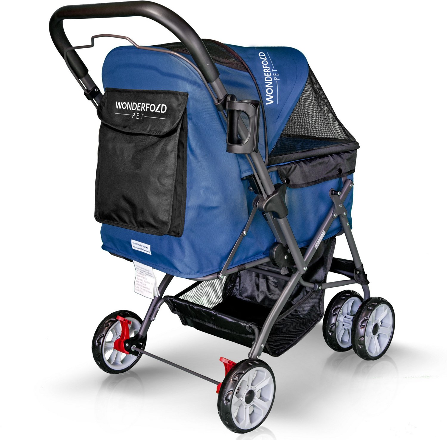 Wonderfold Wagon Folding Pet Stroller with Zipperless Entry and Reversible Handle - view number 4
