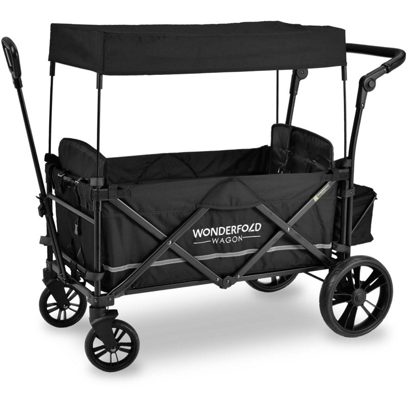 Wonderfold Wagon X2 Push and Pull Stroller Wagon Black - Skateboard And Accessoriesories at Academy Sports