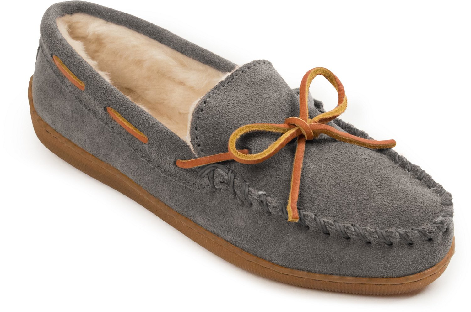 Minnetonka Women’s Pile-Lined Hardsole Moccasin Slippers - view number 2