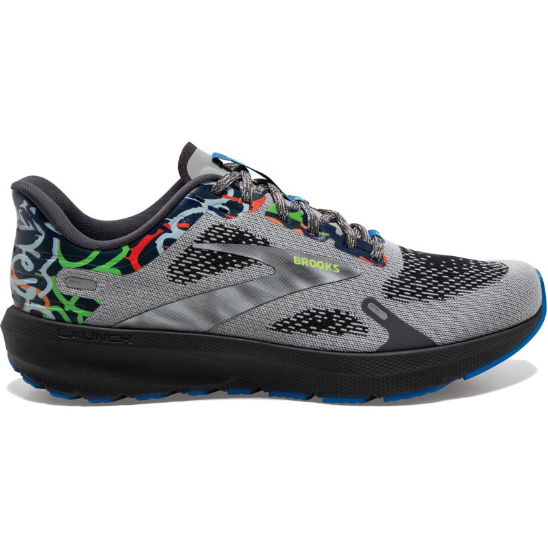 Brooks Men's MRA Launch 9 Tag Running Shoes Gray/Blue, 8.5 - Men's Running at Academy Sports product image