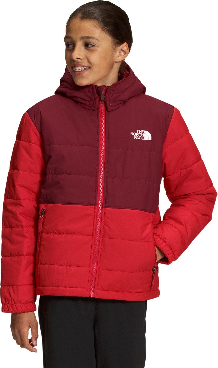 The North Face Boys' Reversible Mount Chimbo Full Zip Hooded Jacket