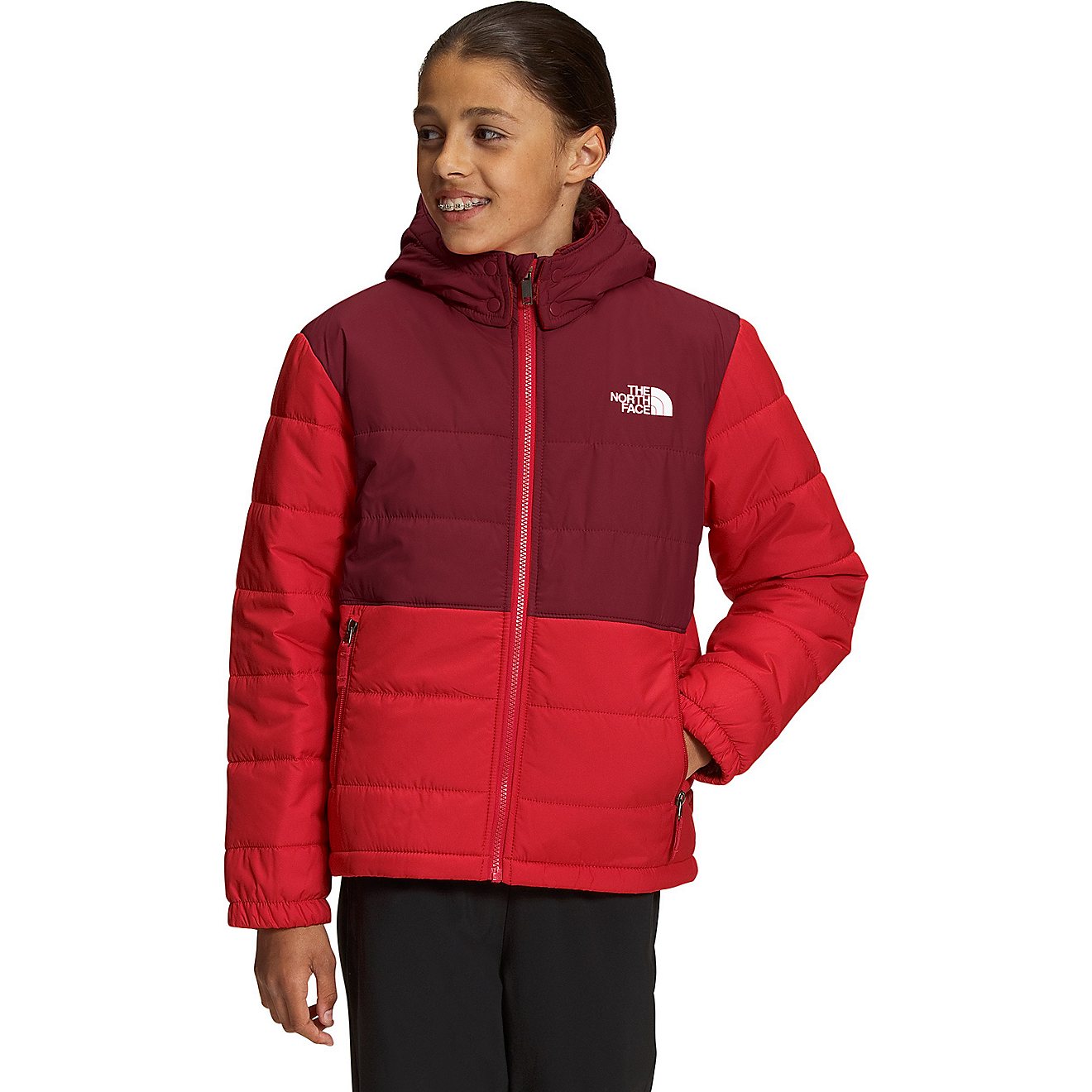 The North Face Boys' Reversible Mount Chimbo Full Zip Hooded Jacket                                                              - view number 1