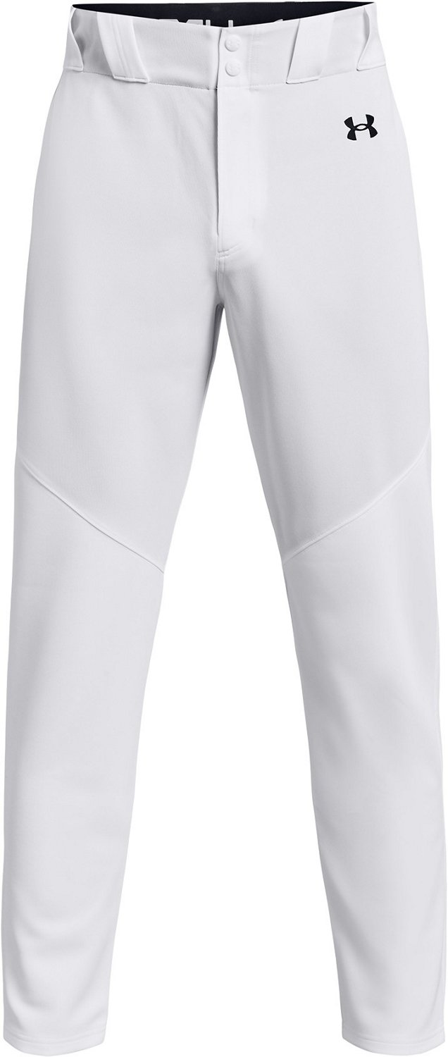 Nike Vapor Select High Piped Men's Baseball Knicker Pants (Grey/Red) 3XL