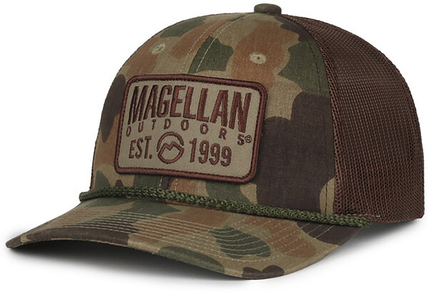 Magellan Outdoors, Accessories, Magellan Outdoors Shiner Bock Beer Brown  Camouflage Trucker Style Caphat Nwt