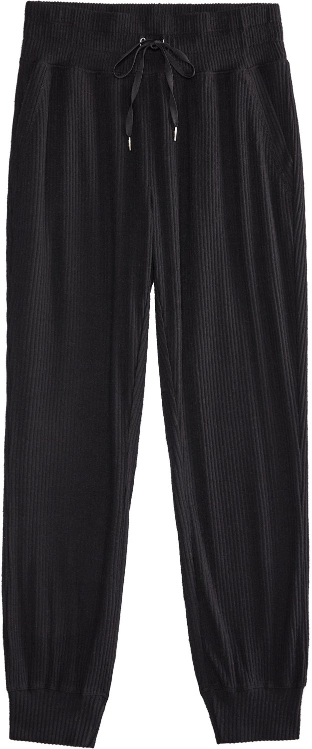high rib joggers