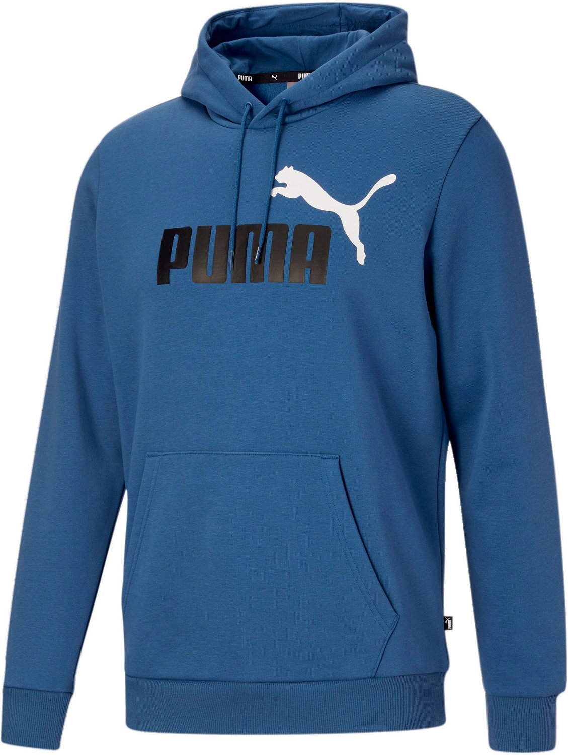 PUMA Men's Essential++ Color Big Logo Fleece Hoodie
