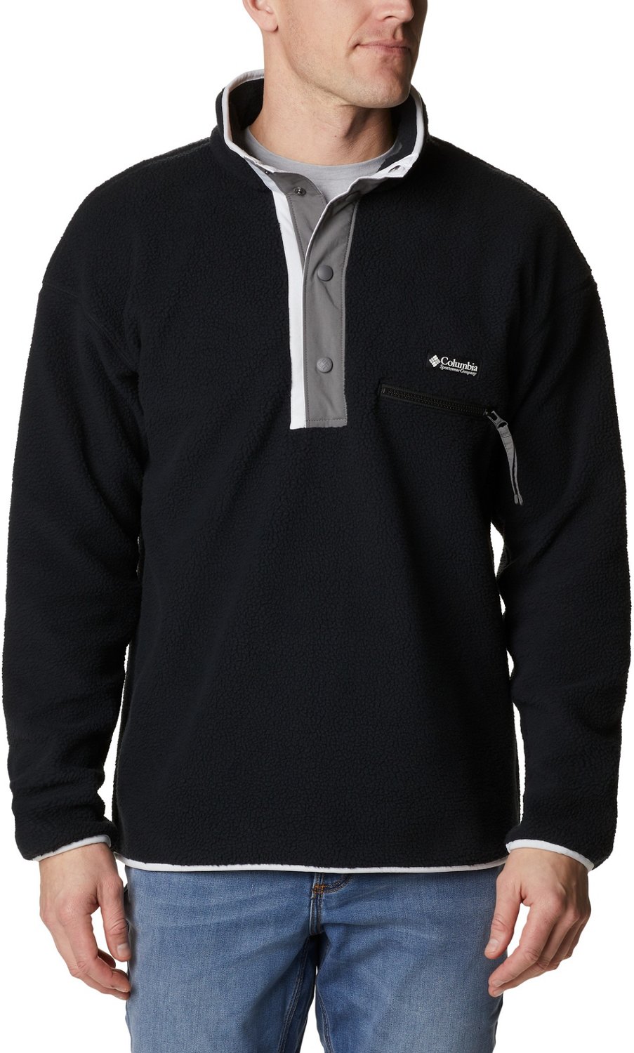 Columbia Sportswear Men's Helvetia Half Snap Fleece Pullover Academy