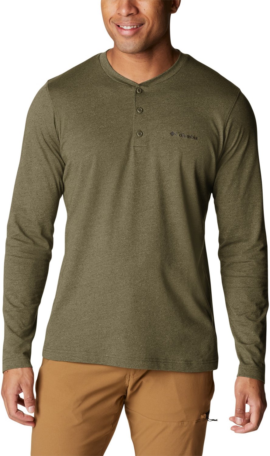 Columbia Sportswear Men's Thistletown Hills Long Sleeve Henley Shirt Academy