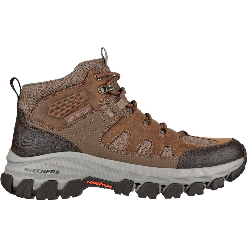 Skechers Men's Edgemont Goodyear Mid Boots Brown, 9 - Men's Walking at Academy Sports product image