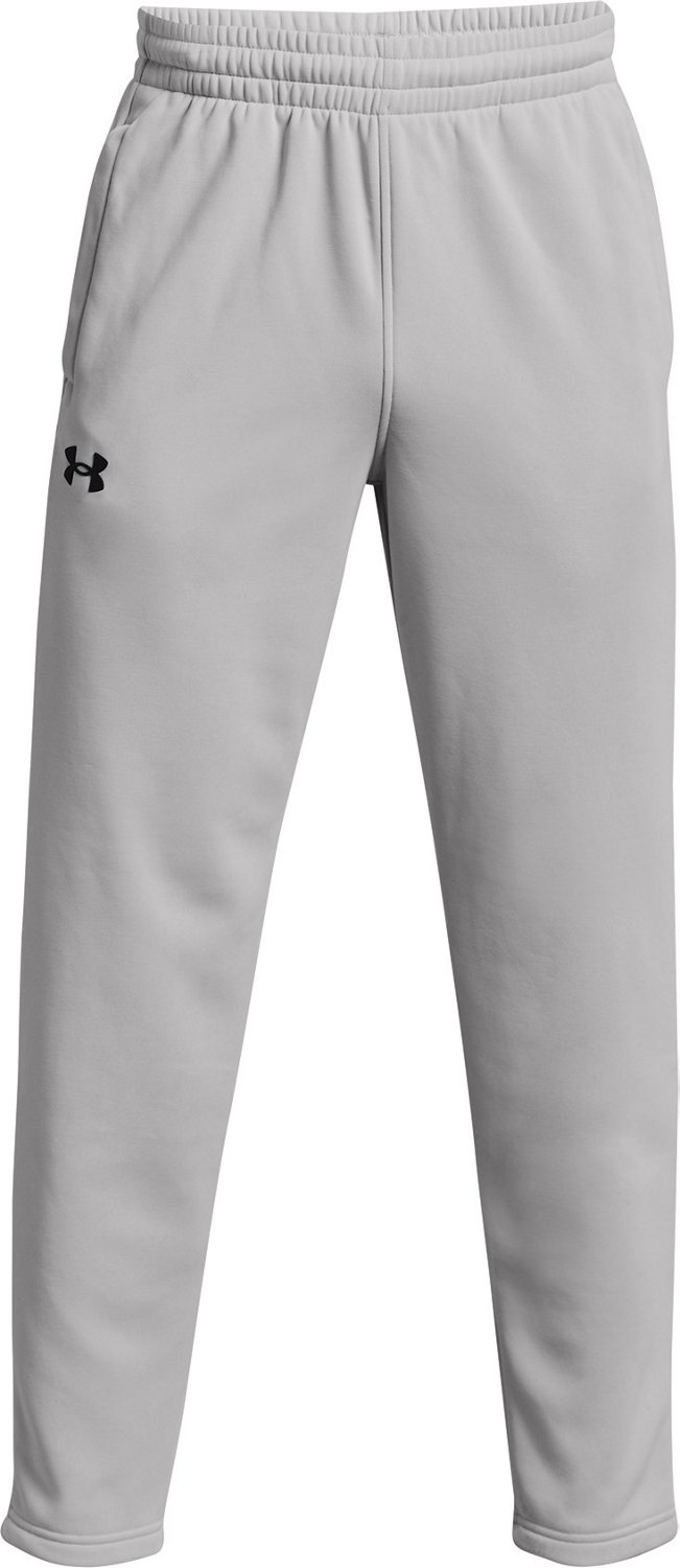 Dark gray under armour sweatpants best sale