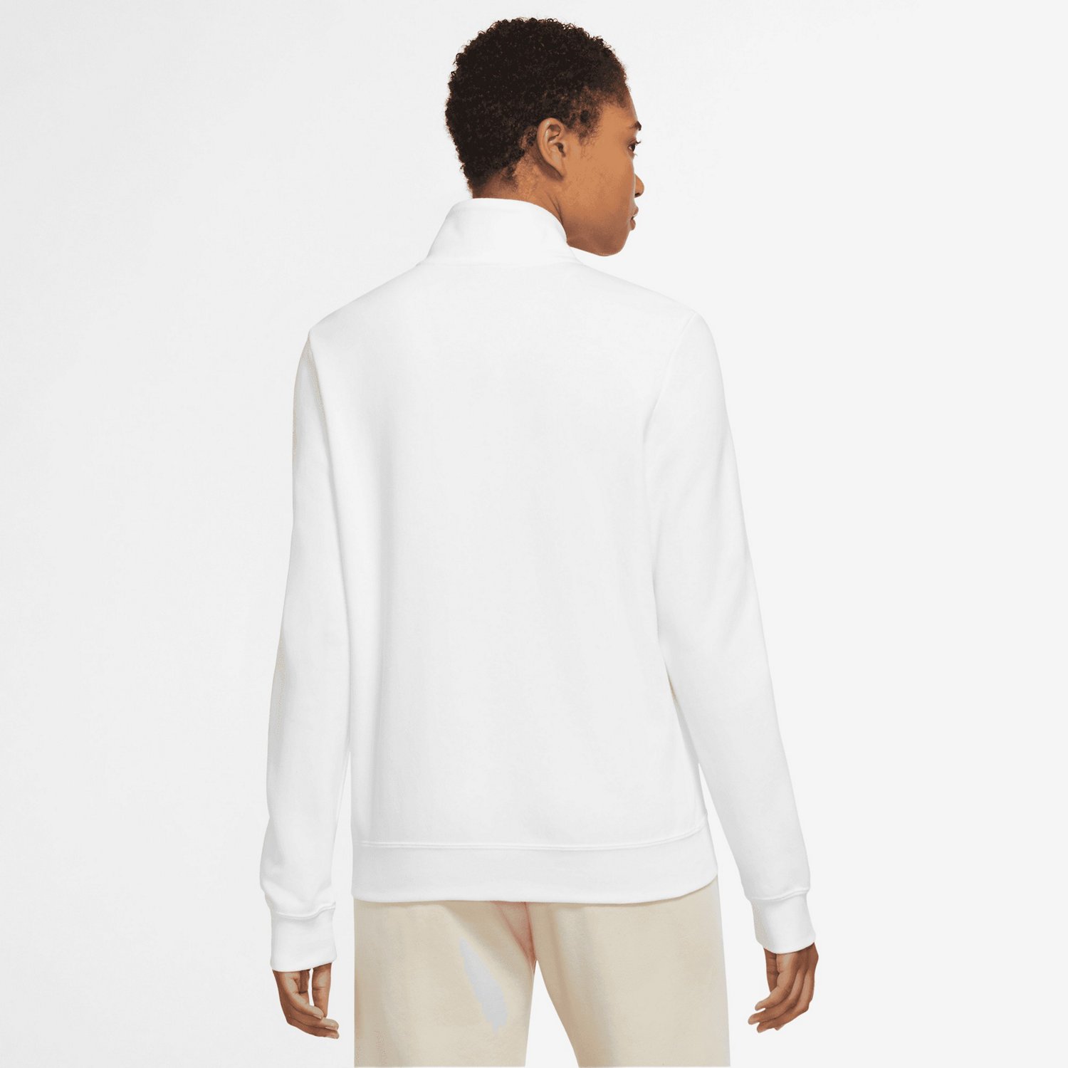 Nike Women's Club Fleece 1/4-Zip Pullover Sweatshirt                                                                             - view number 2