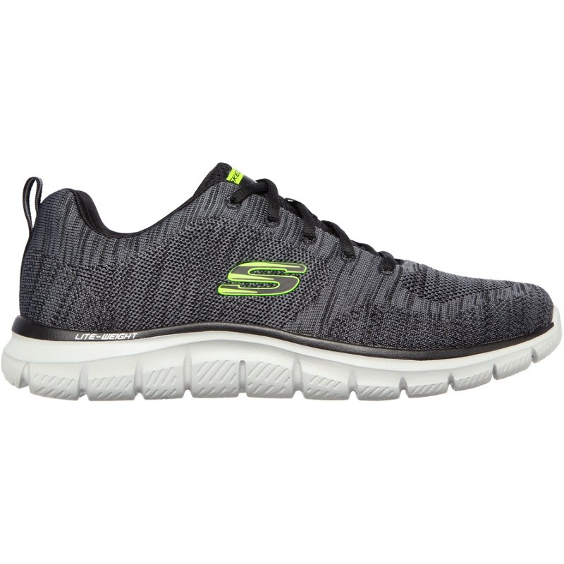 Skechers Men's Track Front Runner Shoes Charcoal/Black, 10 - Men's Walking at Academy Sports product image